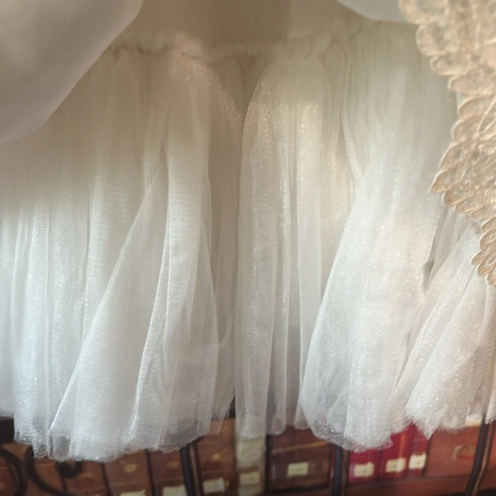American Princess Lace Flower Girl Dress Easter Wedding Formal Girls 5